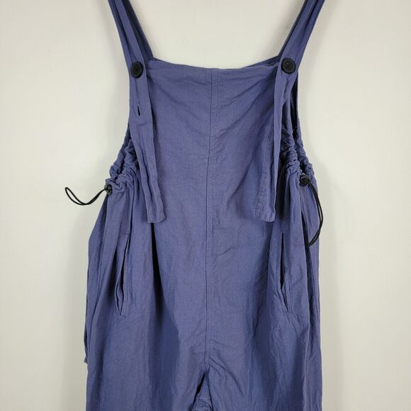 Women's Size Small Blue Baggy Overall Jumpsuit Adjustable - Picture 6 of 6